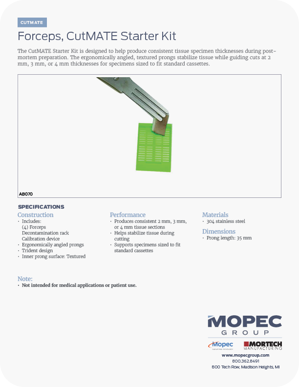 Spec Sheet