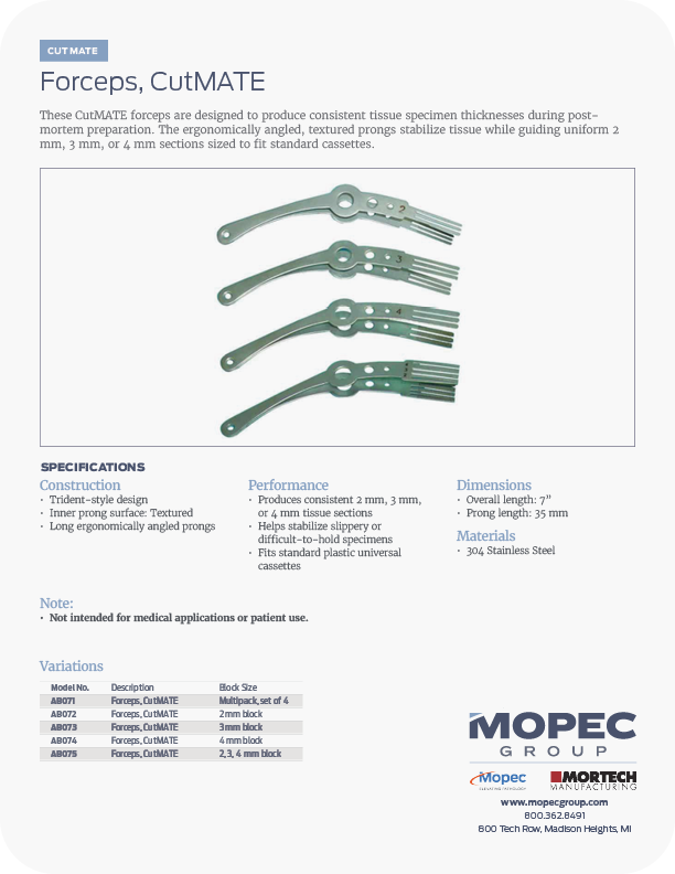 Spec Sheet