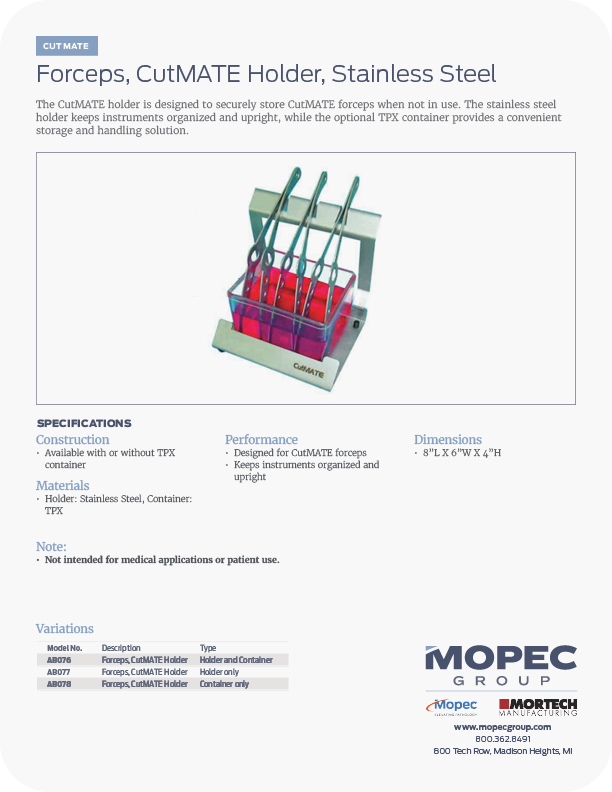 Spec Sheet