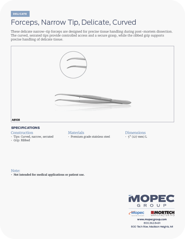 Spec Sheet