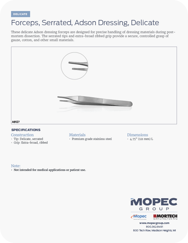 Spec Sheet