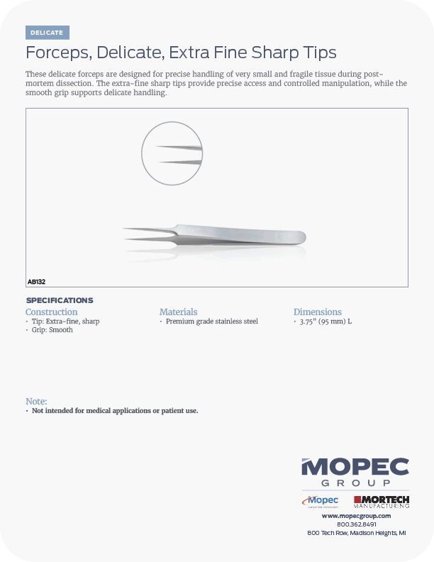 Spec Sheet