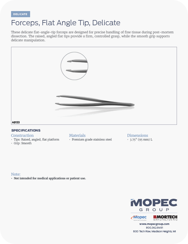 Spec Sheet