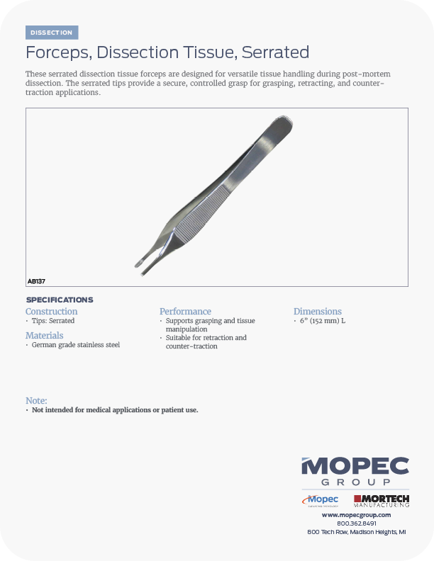 Spec Sheet