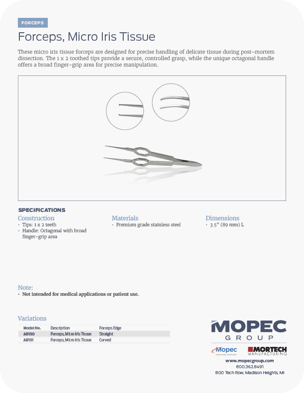 Spec Sheet