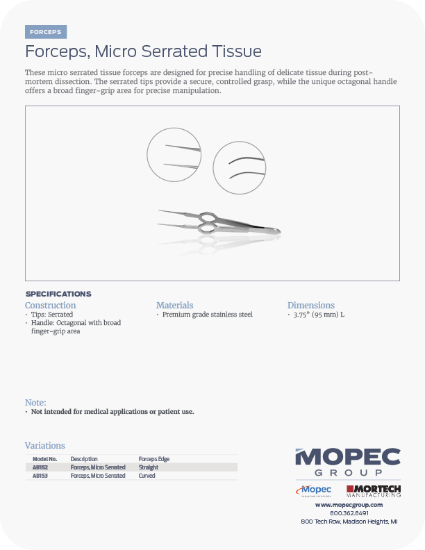 Spec Sheet