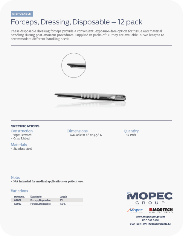 Spec Sheet