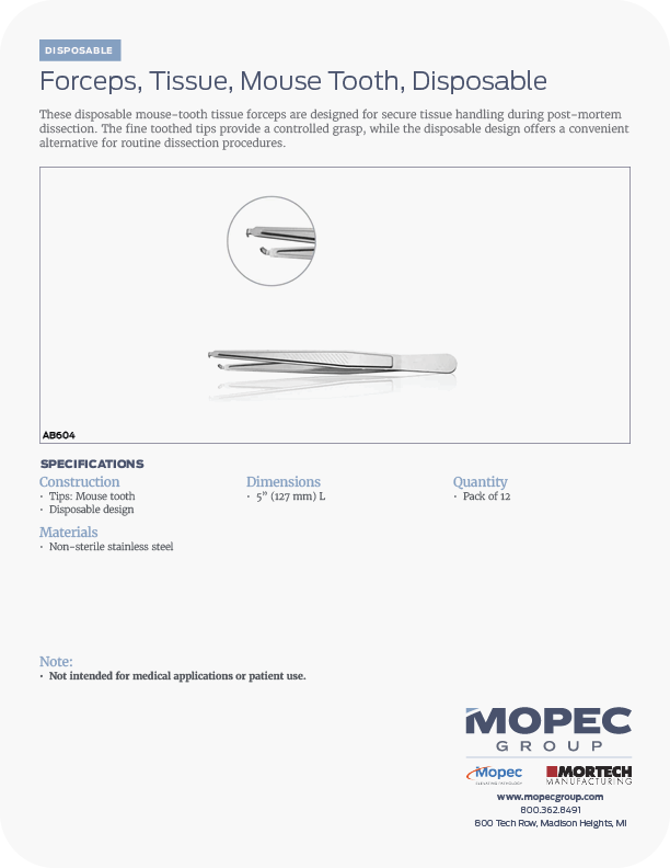 Spec Sheet