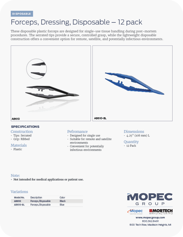 Spec Sheet