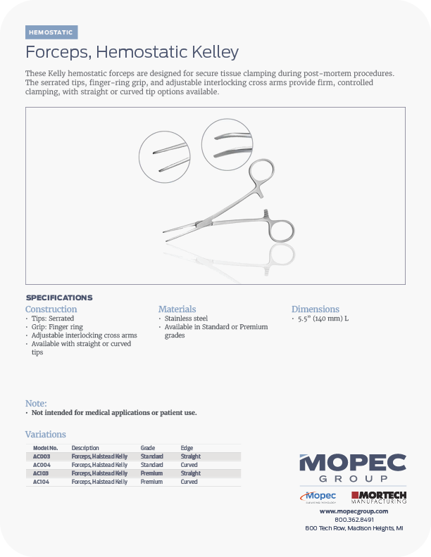 Spec Sheet