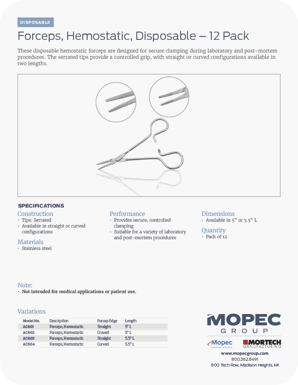 Spec Sheet