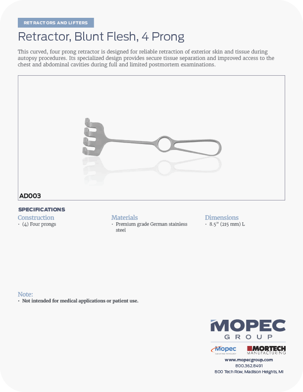 Spec Sheet