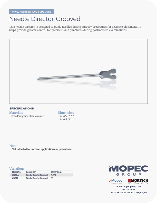 Spec Sheet