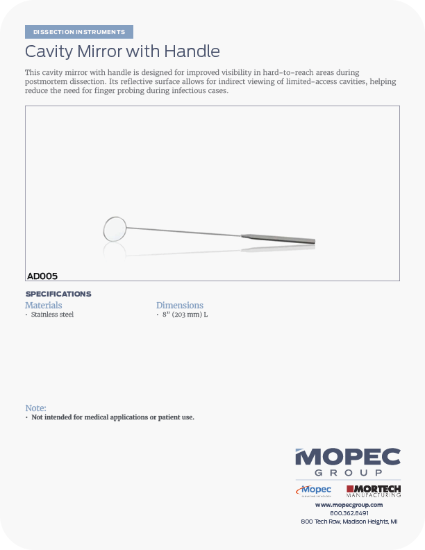 Spec Sheet