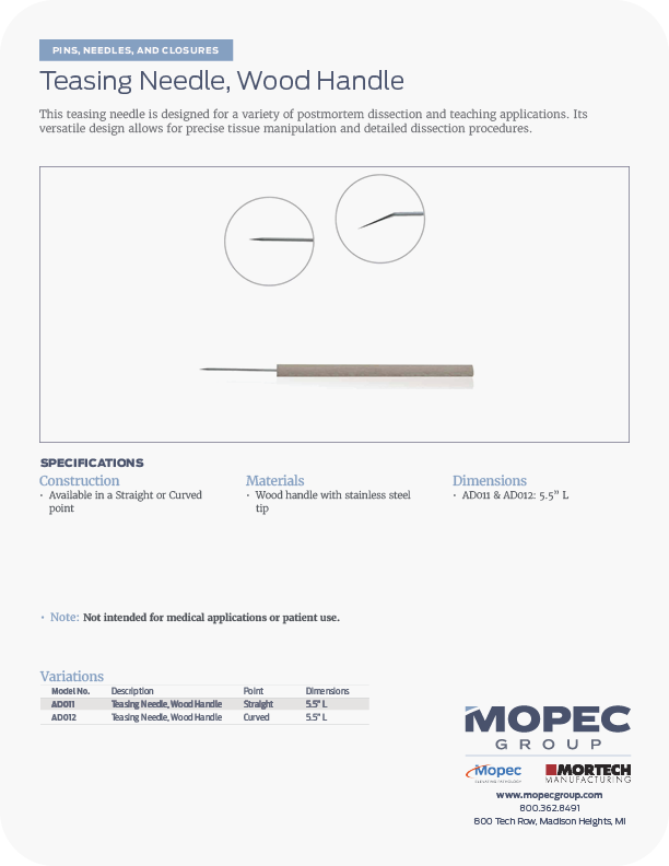 Spec Sheet