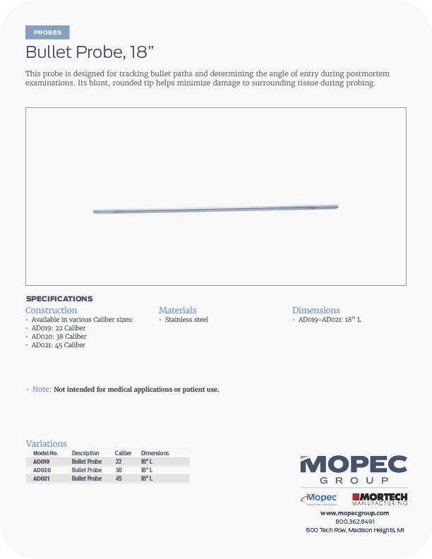 Spec Sheet