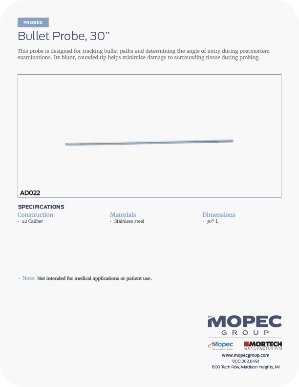 Spec Sheet