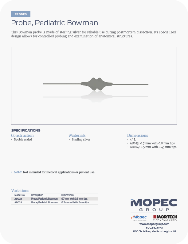 Spec Sheet