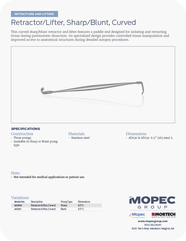 Spec Sheet