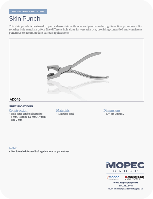 Spec Sheet