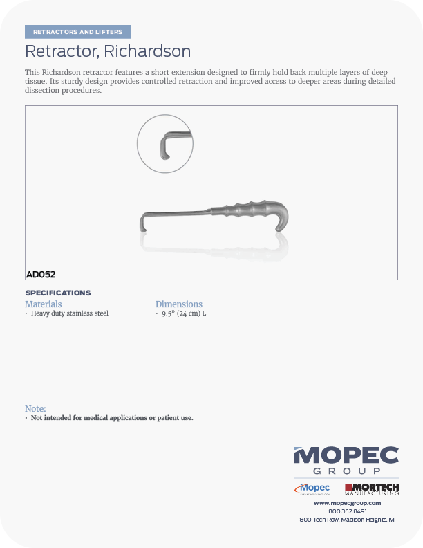 Spec Sheet