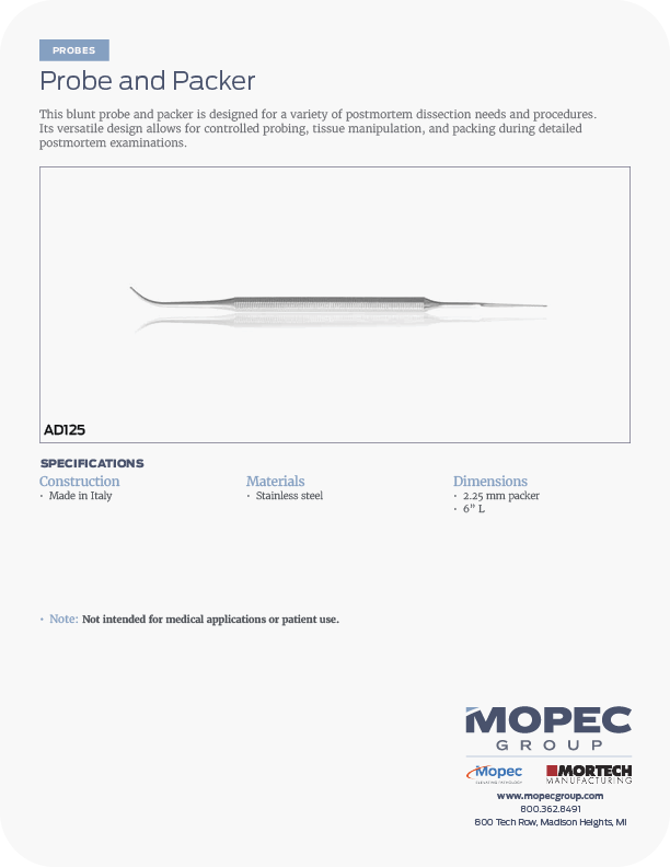 Spec Sheet