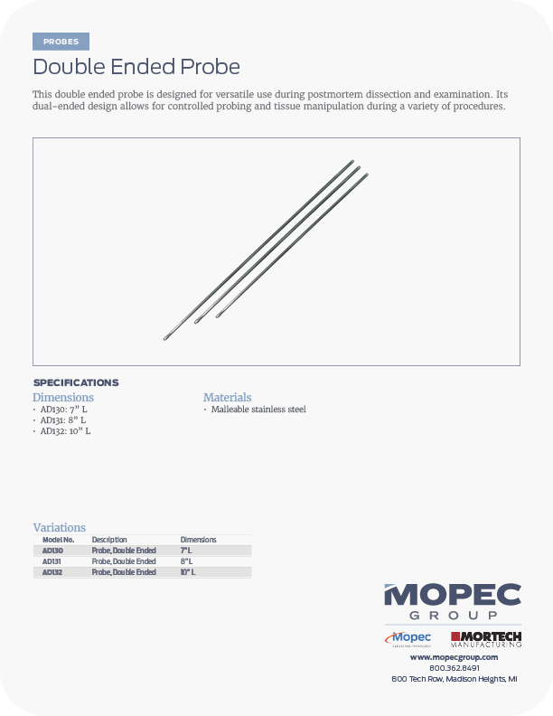 Spec Sheet