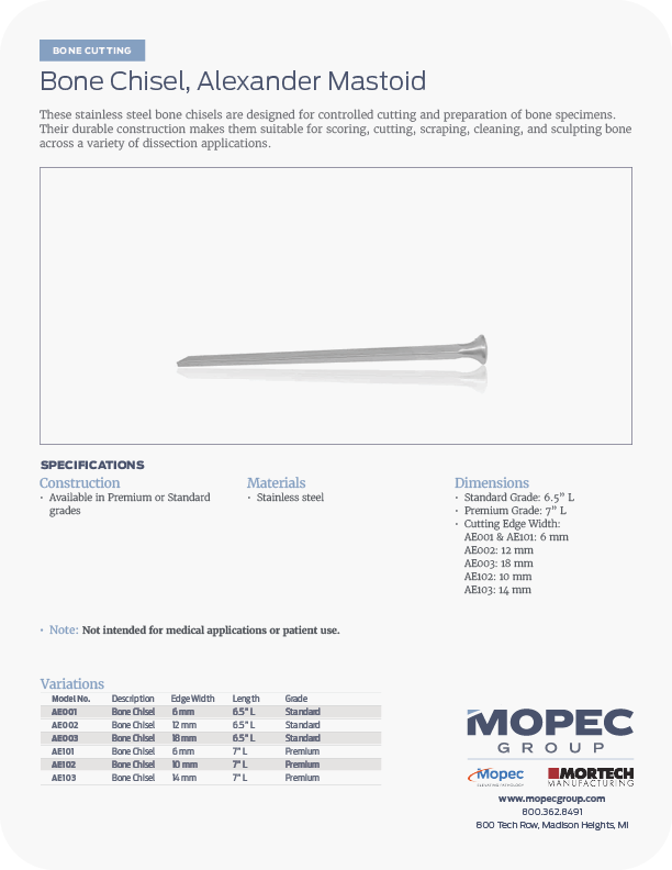 Spec Sheet