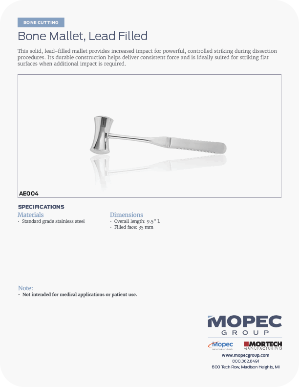 Spec Sheet