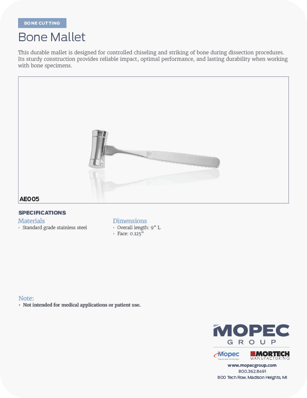 Spec Sheet