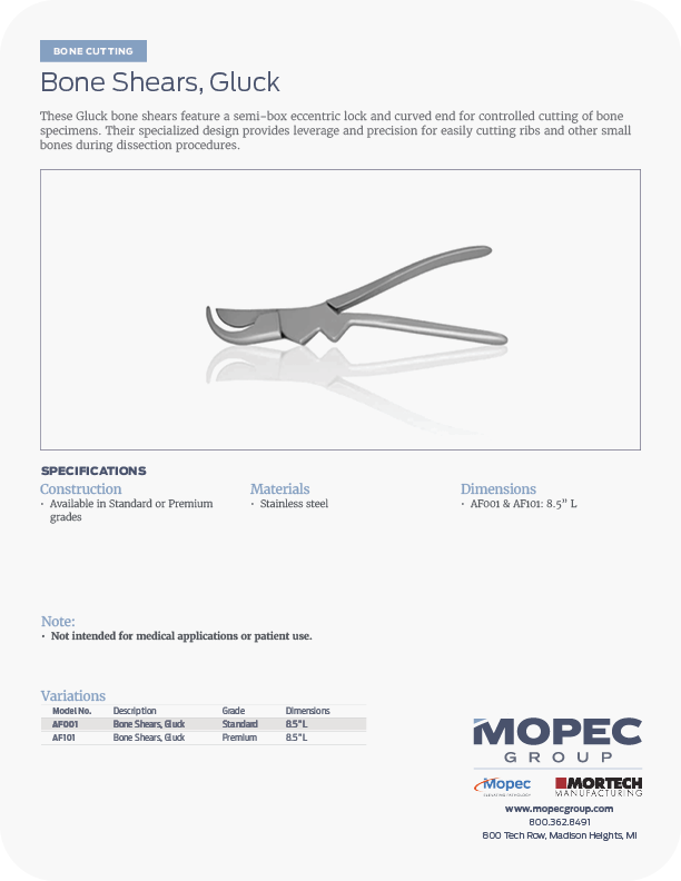 Spec Sheet