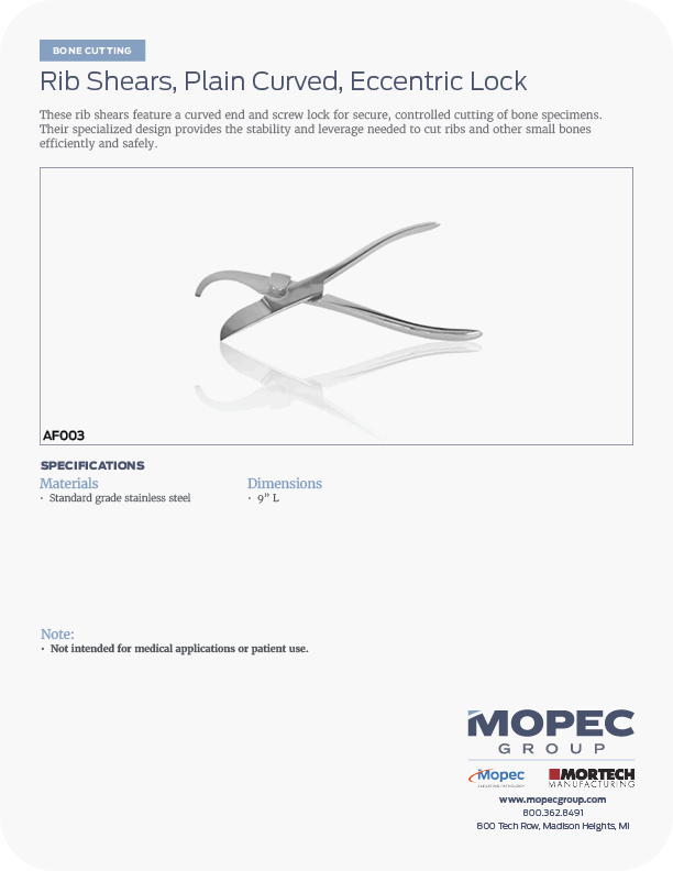 Spec Sheet