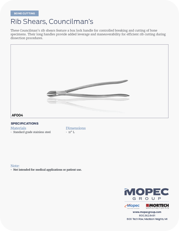 Spec Sheet
