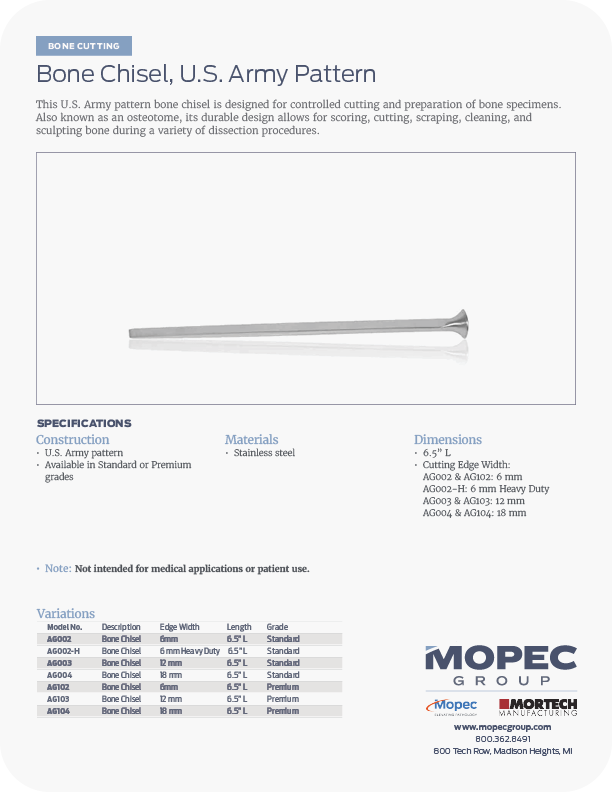 Spec Sheet
