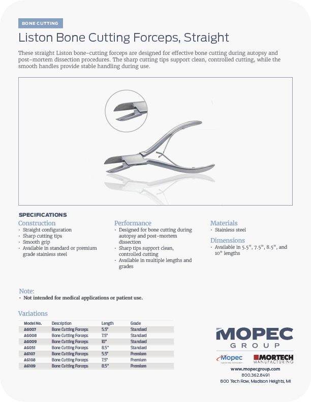Spec Sheet