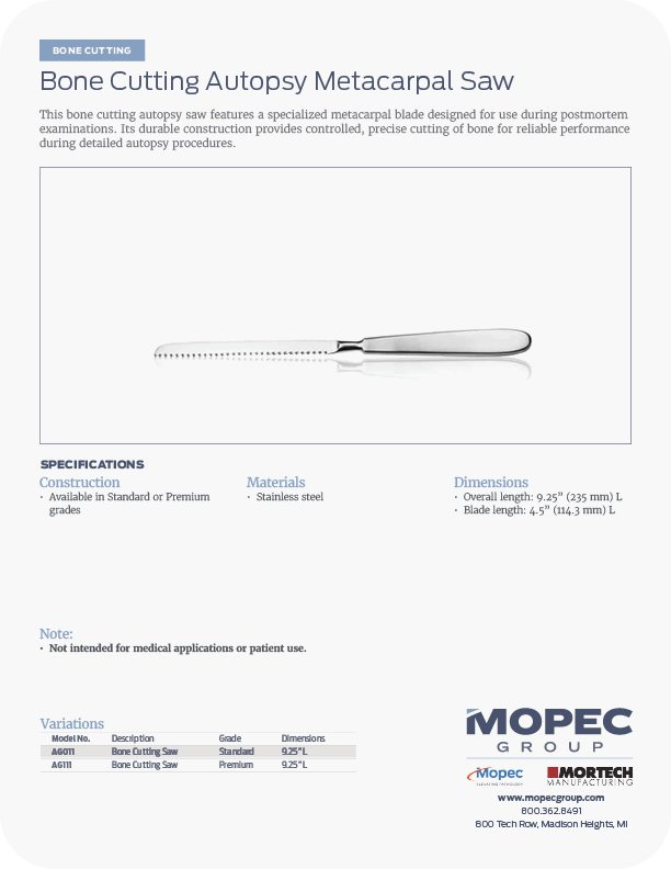 Spec Sheet