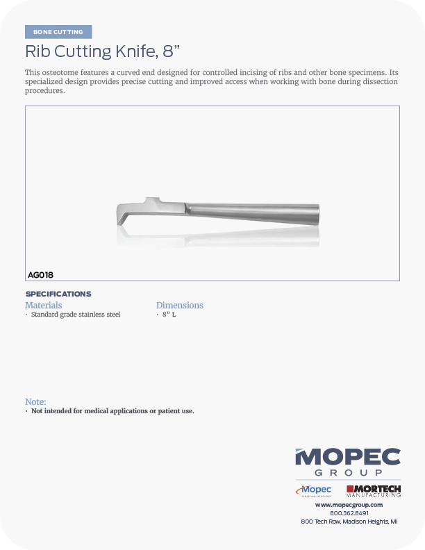Spec Sheet