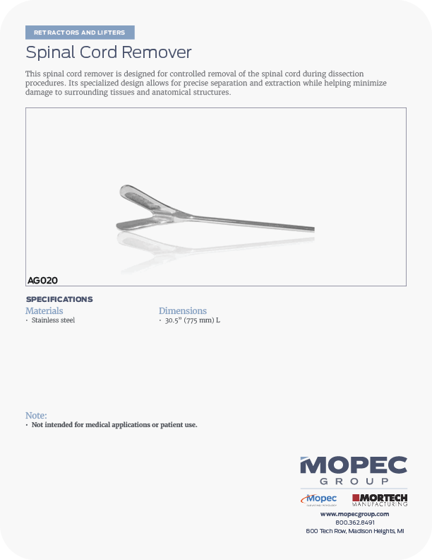 Spec Sheet