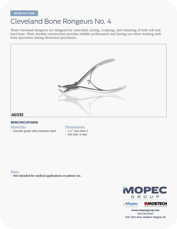 Spec Sheet