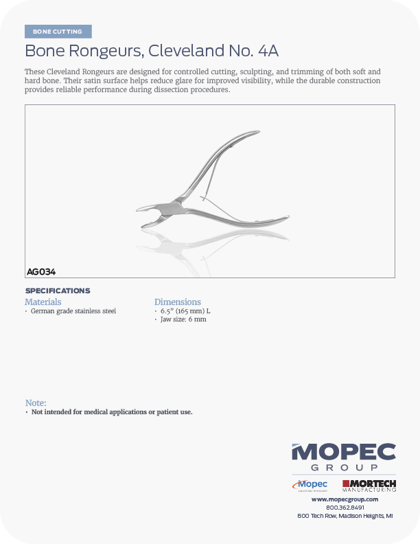 Spec Sheet