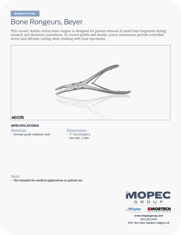 Spec Sheet
