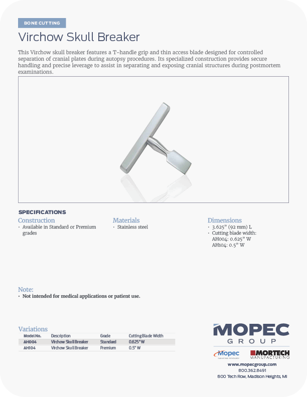 Spec Sheet
