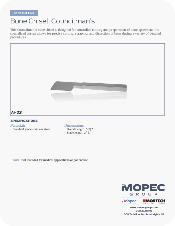 Spec Sheet