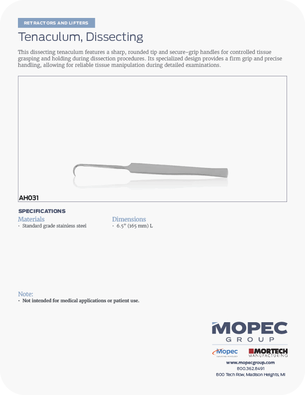 Spec Sheet