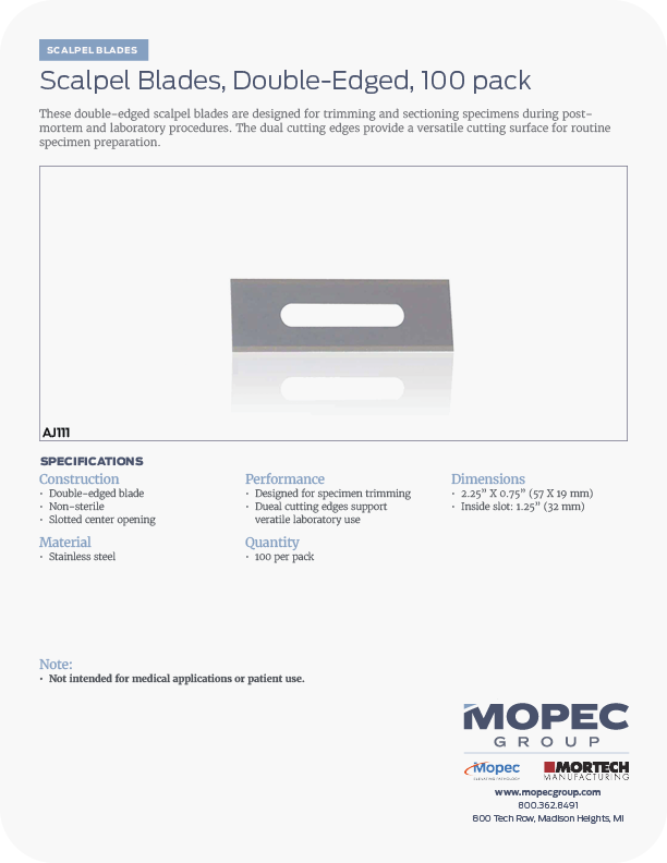 Spec Sheet