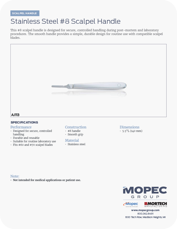 Spec Sheet