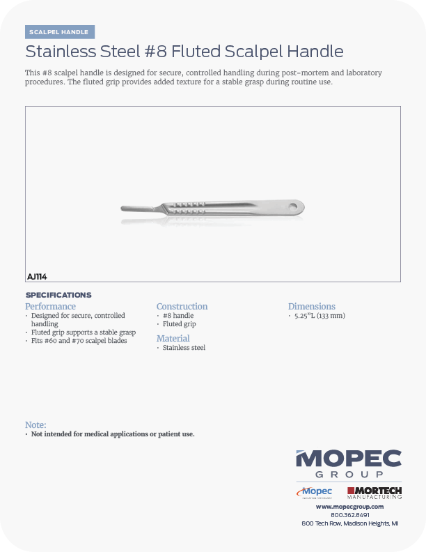 Spec Sheet