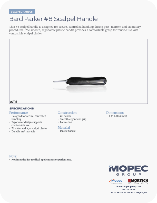 Spec Sheet