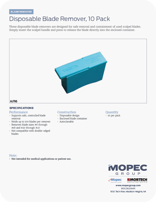 Spec Sheet
