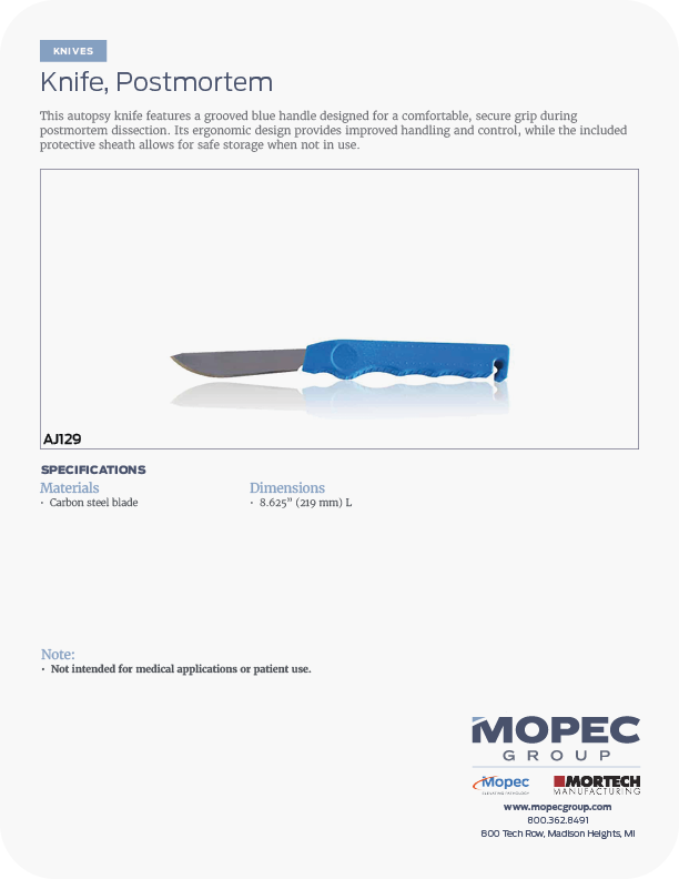 Spec Sheet